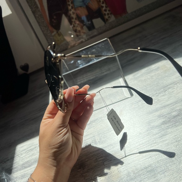 SALE❤️FINAL SALE💐MIU MIU round gradient Sunglasses ✨ - Picture 8 of 16